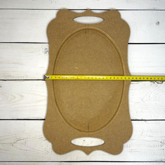 Поднос фигурный 390*240 мм заготовка для декупажа и росписи