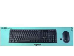 клавиатура+мышь беспроводная Logitech MK290 (наклейки с русскими буквами)