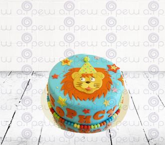 Торт № 44 "Со львенком" (Детские торты)