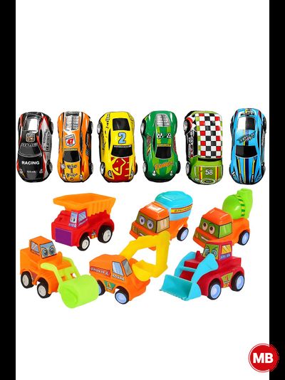 Набор машинок и спецтехники (12 шт.)