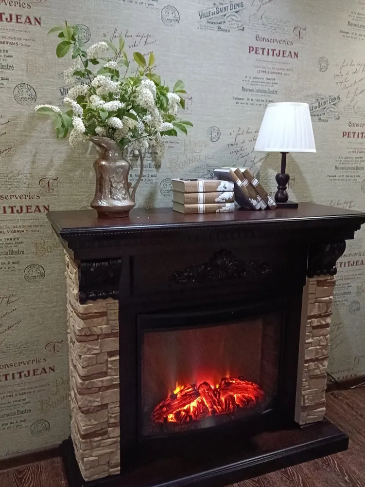 Электрический камин Бронкс Lux