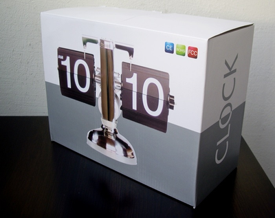 flip clock коробка