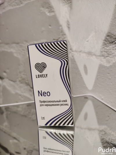 Lovely Клей чёрный "Neo" для наращивания ресниц, 3 мл | Нео