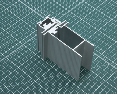 APK-60 профиль дверной коробки в комплекте с профилем дверного полотна APD-60