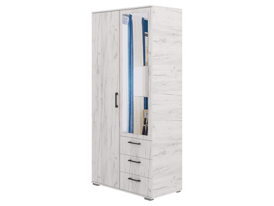 Шон-14 шкаф двухдверный распашной Крафт светлый