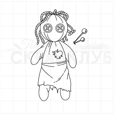 ФП штамп "Кукла женская"