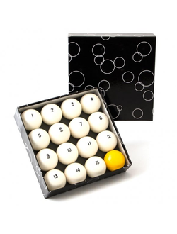 Комплект шаров 68 мм "Classic Standard" (желтый биток)