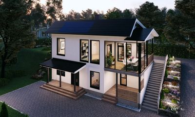 Комплект дома Lakka Akaatti - 152 м²