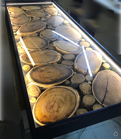 панели из деревянных спилов, деревянные спилы панелями, панно настенное, декор из спилов, фотозона