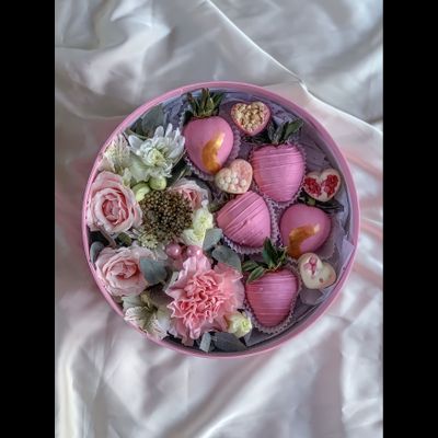 Коробочка с конфетами из бельгийского шоколада