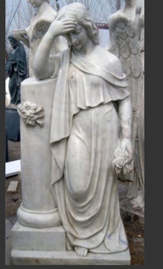 Скульптура скорбящий Ангел