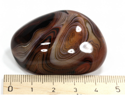 Сердолик, сардоникс, полировка, Индия (47*33*22 мм, 46 г) №28997