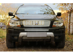 Защита радиатора Volvo XC90 2006-2009 chrome середина PREMIUM