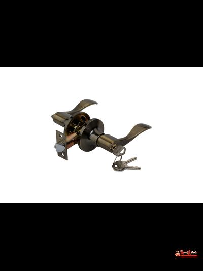 Дверная фурнитура Ручка-защелка модель 3902 фиксатор/ключ