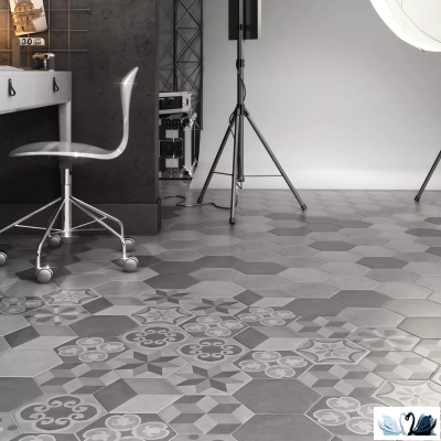 Керамогранит Kerama Marazzi Пуату 20x23 см светлый серый матовый