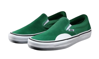 Light green slip on vans on sale