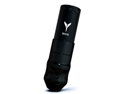 Беспроводная тату машинка WOS E80 Pro Stroke 3.0-5.0mm Black (держатель 38мм)