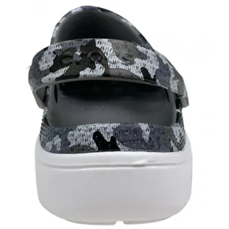 CROCS DUET SPORT CLOG CAMO GREY WHITE