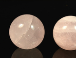 Шар из розового кварца, диаметр 34-35мм
