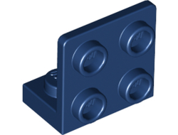 Bracket 1 x 2 - 2 x 2 Inverted, Dark Blue (99207 / 6224472)