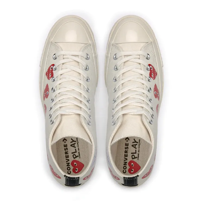 Converse heart white discount
