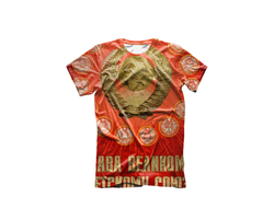 3D Футболка  СССР с полной запечаткой №11