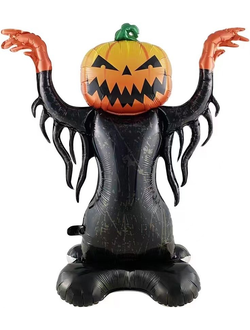 Шар 3D (46''/117 см) Фигура на подставке, Джек Тыква