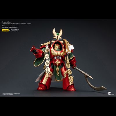 Претор-терминатор Тысячи Сынов (Warhammer Horus Heresy) - КОЛЛЕКЦИОННАЯ ФИГУРКА 1/18 Thousand sons Legion Praetor in Cataphractii Terminator Armour (JT5765) - JOYTOY