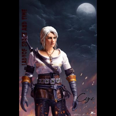 Цири (Цирилла, The Witcher III) - КОЛЛЕКЦИОННАЯ ФИГУРКА 1/6 Lady of space and time Ciri (K-001) - JKTOYS