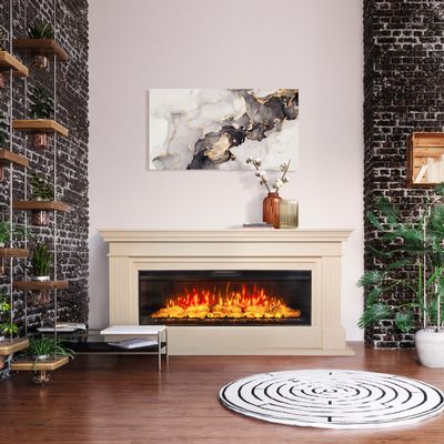 Линейный электрокамин Ontario WT с очагом Joker 52