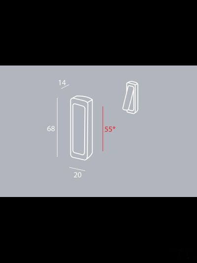 Нажимная ручка Pamar MN 295 Z  черный матовый
