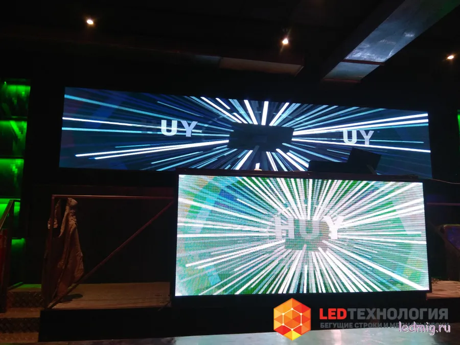 Светодиодный экран P4 и P5 интерьерный