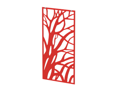 Акустическая подвесная перегородка с декором "Старое дерево" (фурнитура в комплекте)