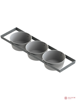 Форма хлебная круглая 3(150 х 140 х 63 мм) с ручками