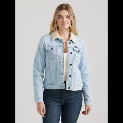 Куртка Wrangler® Retro® Women's  Sherpa Lined Western Denim Jacket