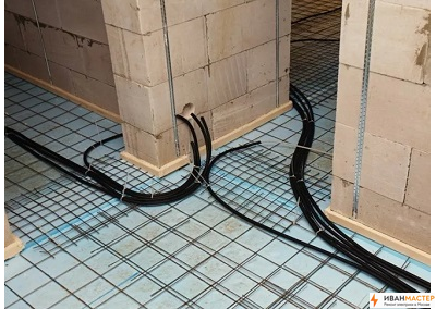 Прокладка электрического кабеля в загородном доме ИВАНМАСТЕР