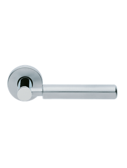 Дверные ручки Morelli Luxury CLOUD CSA/CRO Цвет - Матовый хром/полированный хром