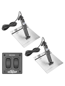 Комплект транцевых плит (алюм.), 9x9 дюймов, с панелью управления