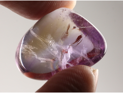 Аметрин, галтовка, Боливия (25*19*13 мм, 8 г) №38340