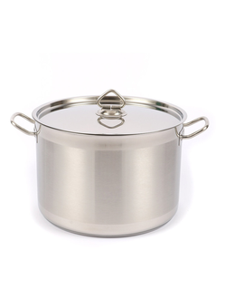Кастрюля с крышкой 15 л, нержавеющая сталь