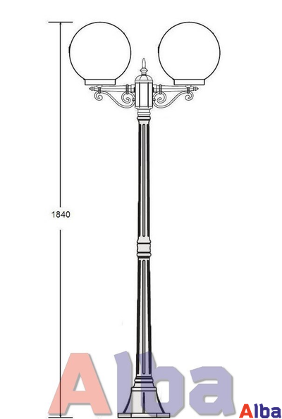 Globo 88208A S Парковый светильник