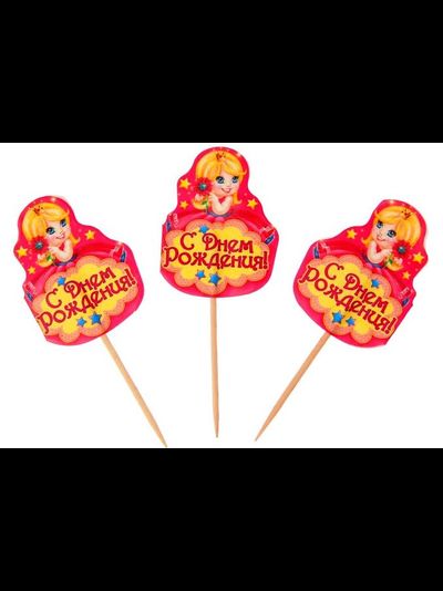 Шпажки 12 шт, МИКС