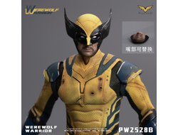 ПРЕДЗАКАЗ - Росомаха, Логан ("Дэдпул и Росомаха") - Коллекционная фигурка 1/12 SCALE Werewolf Warrior Battle Damaged Helmet version (PW2528B) - PWTOYS ?ЦЕНА: 15300 РУБ.?