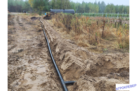 Магистральный трубопровод ф110