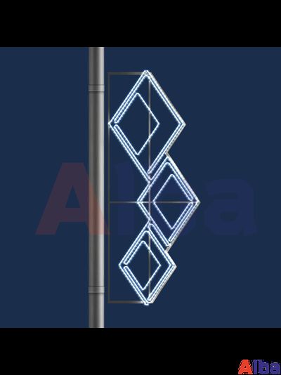 Консоль новогодняя светодиодная &quot;Ромбы&quot;, 1,5м