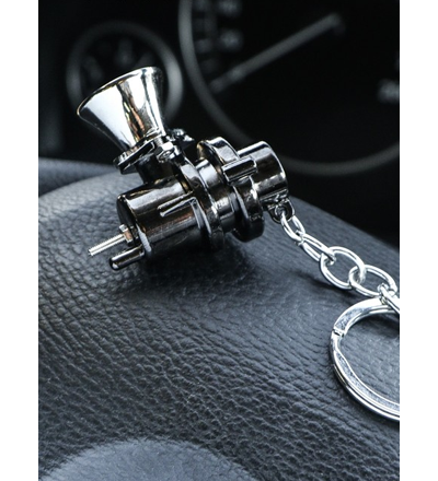 Брелок турбина, металл, ХРОМ