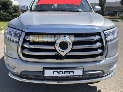 Защита переднего бампера d60 для Great Wall Poer 2021-