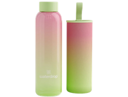 Waterdrop Summer Glass Durable Bottle - Стеклянная бутылка для воды