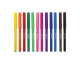 Фломастеры BRAUBERG "АКАДЕМИЯ", 12 цветов, вентилируемый колпачок, ПВХ упаковка, 151411, 12 наборов