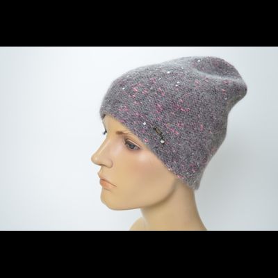 Шапка Vizio 1010 CL серая с фуксией